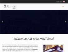 Tablet Screenshot of hotelrivoli.com.ar